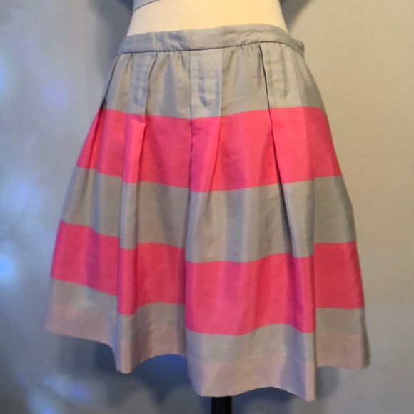 J. Crew Dresses & Skirts - J. Crew Skirt Pink + Silver Mini Skirt